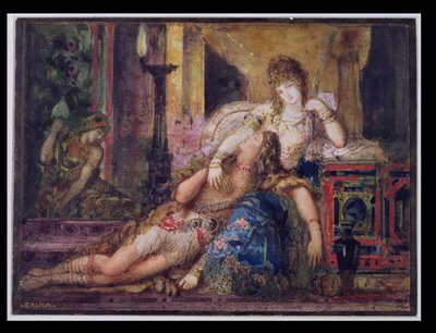 Samson und Delilah von Gustave Moreau